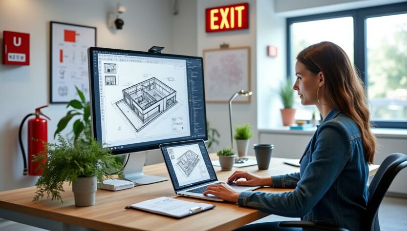 obtenez des plans d'évacuation incendie personnalisés adaptés à votre bâtiment. devis gratuit et rapide pour assurer la sécurité de vos locaux.